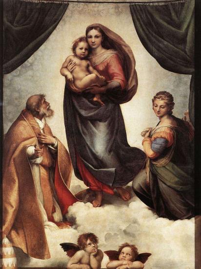 RAFFAELLO-The Sistine Madonna
